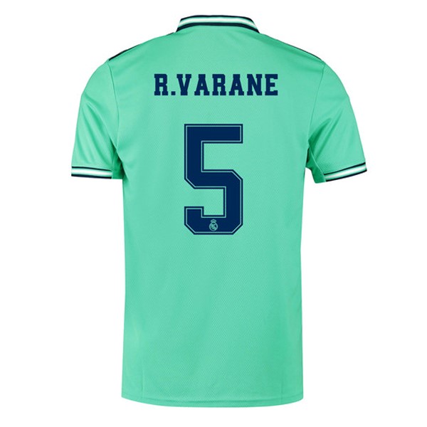 Trikot Real Madrid NO.5 Varane Ausweich 2019-20 Grün Fussballtrikots Günstig